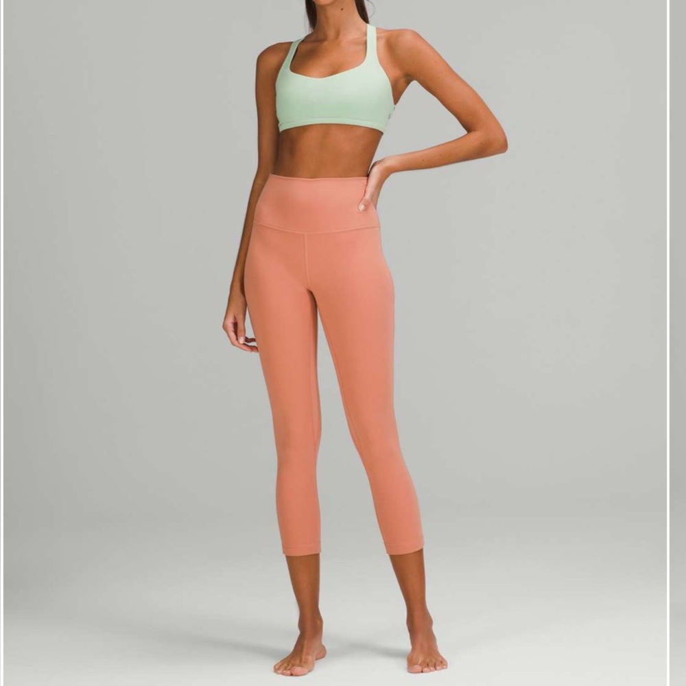 NWOT Lululemon Align High-Rise Crop 23" Pink Savannah